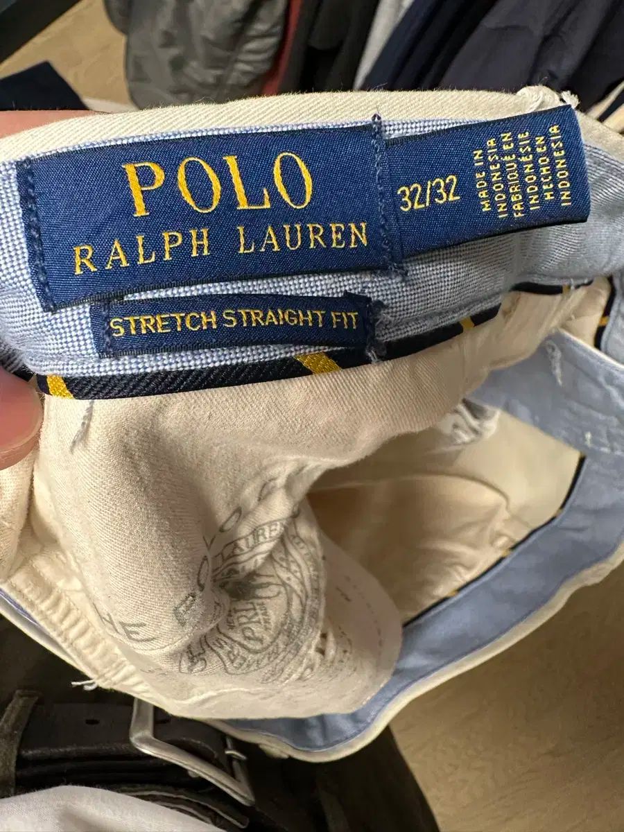  ポロ ストレートフィット チノパンツ クリーム 32 チノパン パンツ