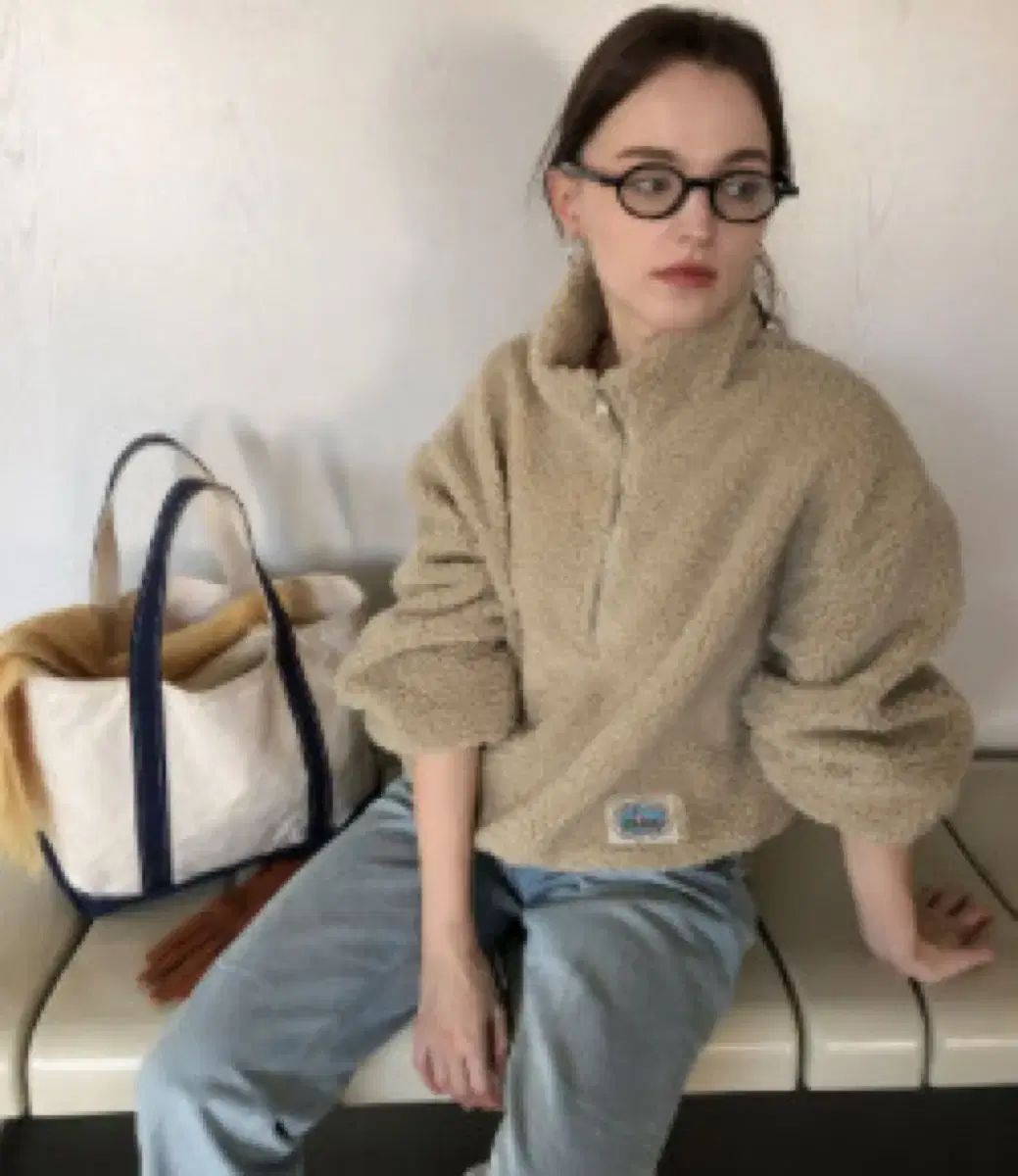 ゾイド ZOIDSビビエ ジップアップ ベージュ