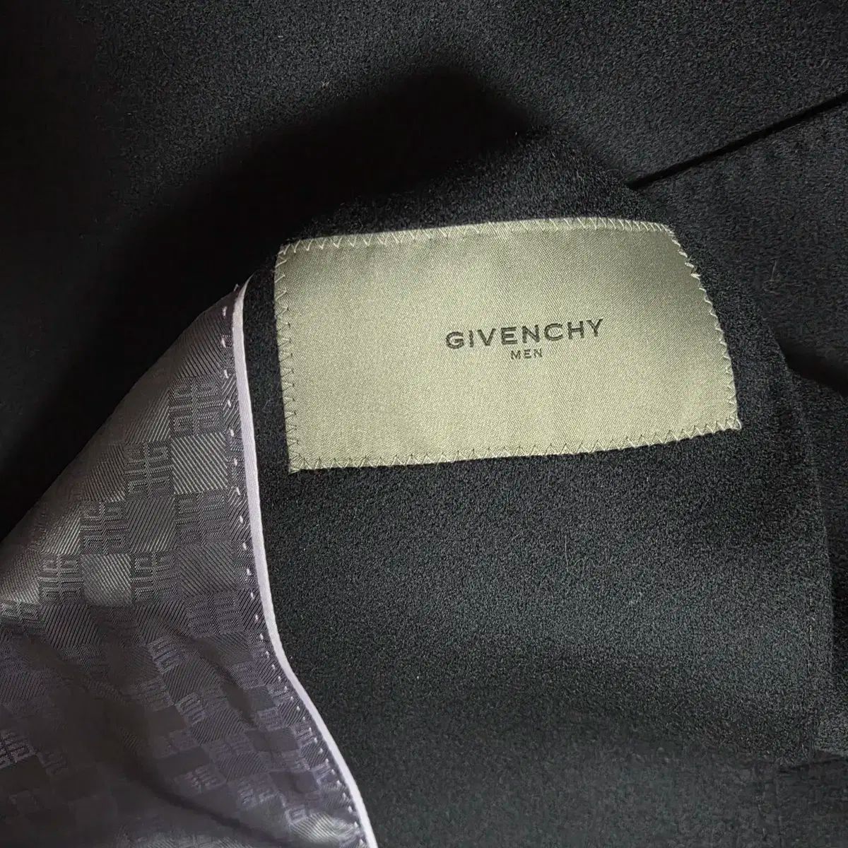 100 ジバンシィ カシミア ダークネイビー ウールコート L KANDAIZUMI_COM