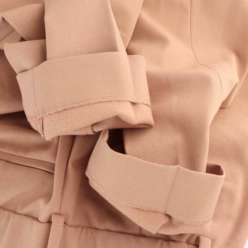 プラステ セットアップ パンツ ブラッシュドバック S/XXS ベージュ