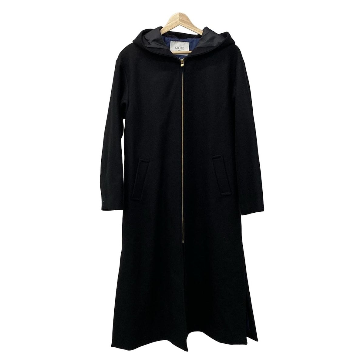 SLOBE IENA スローブイエナ コート サイズT38 レディース - ネイビー 冬物