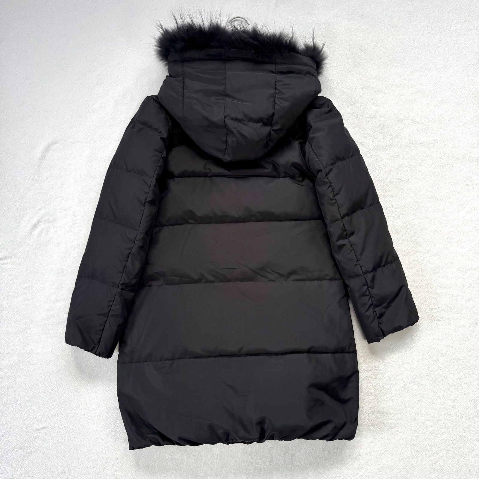 極美品✨ヴィオラ コクーンダウンロングコート 3way ブラック M フード