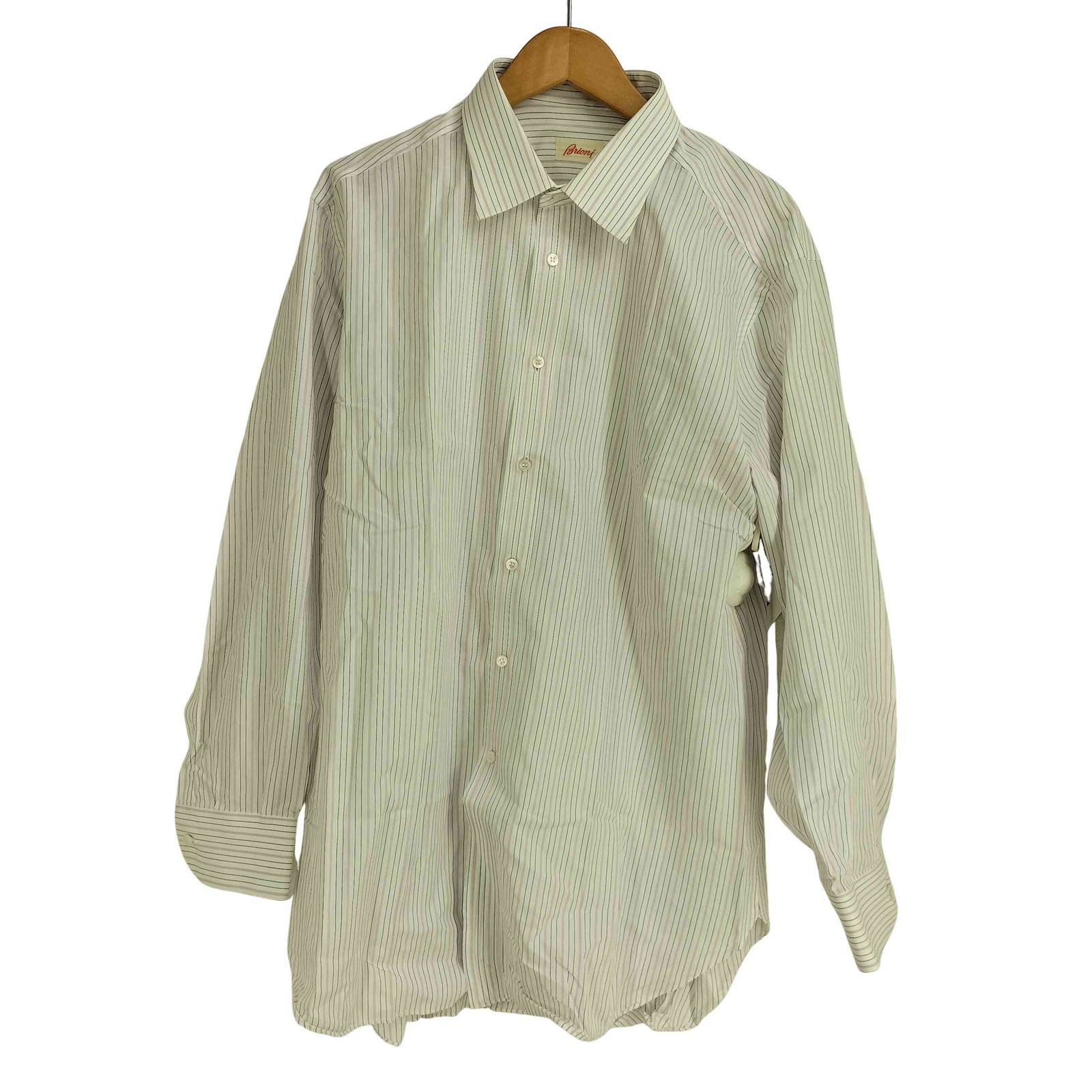 Brioni ドレスシャツ ストレッチ ブリオーニ イタリア製 ホワイト