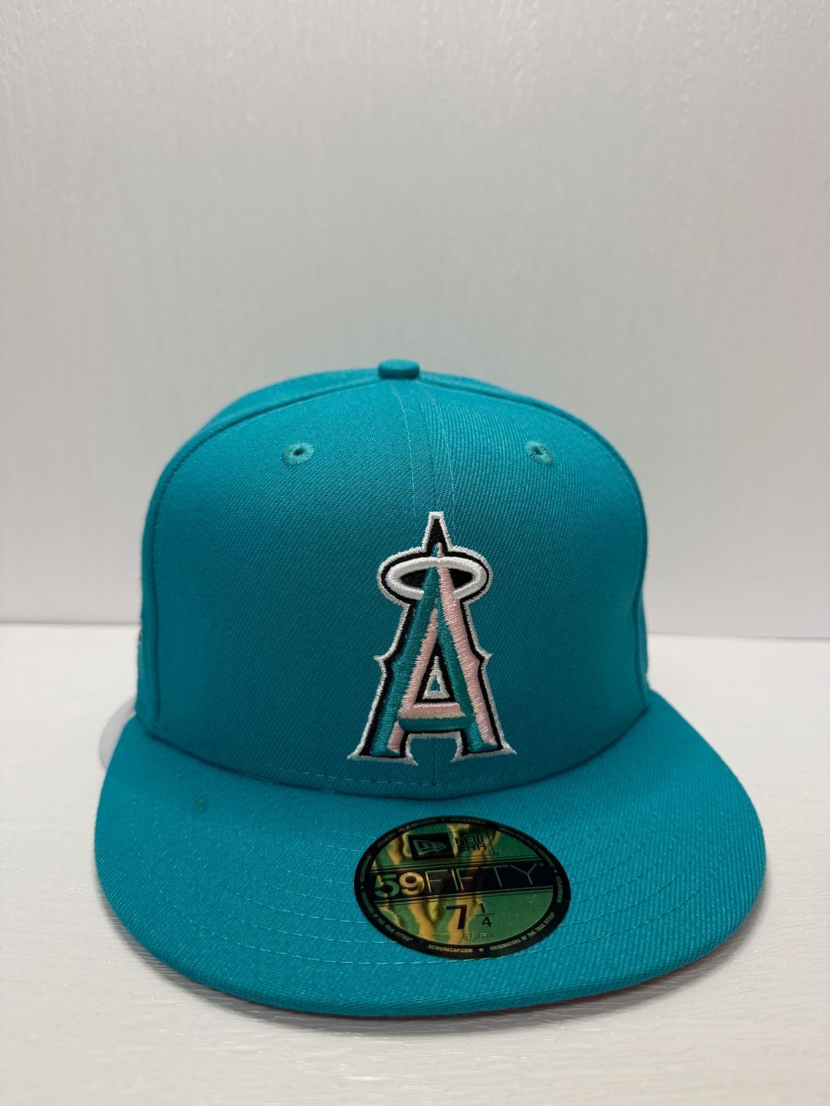 Newera ロサンゼルスエンゼルス ワールドシリーズ2002 59fifty フィッティドキャップ ブルー