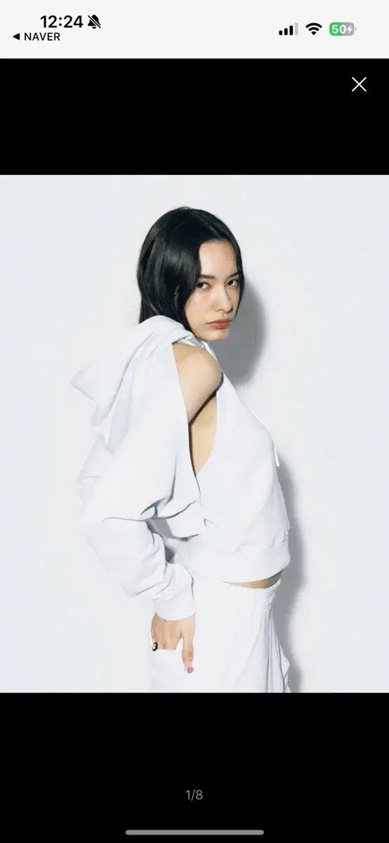 エズィフ ケリー カットアウト ボレロ フーディー セット グレー