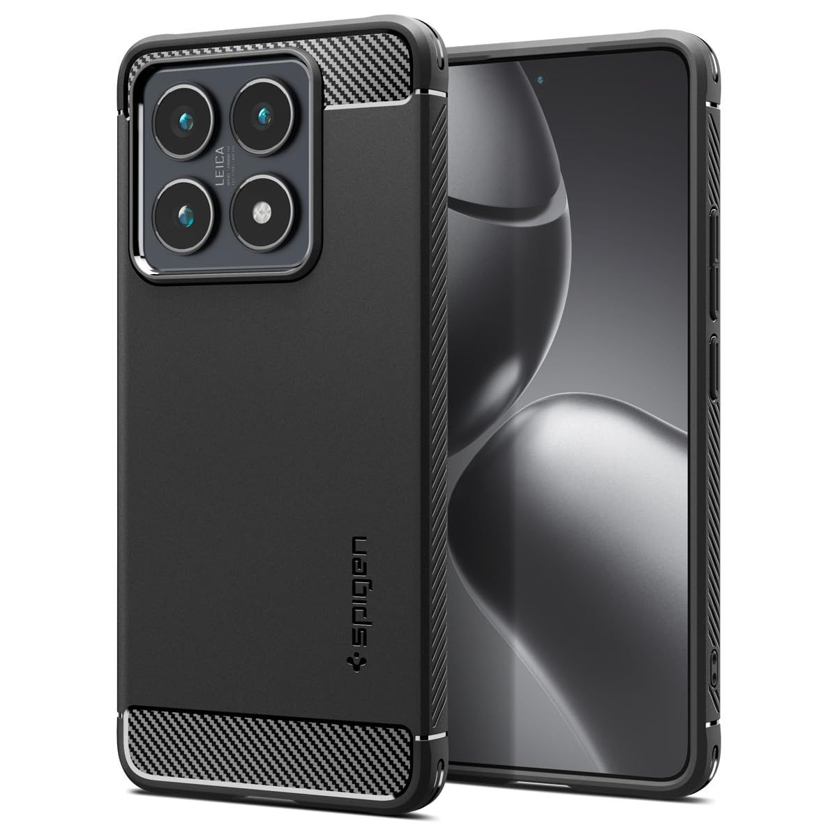 人気商品】Spigen Xiaomi 14T Pro ケース 耐衝撃 指紋防止 ストラップ