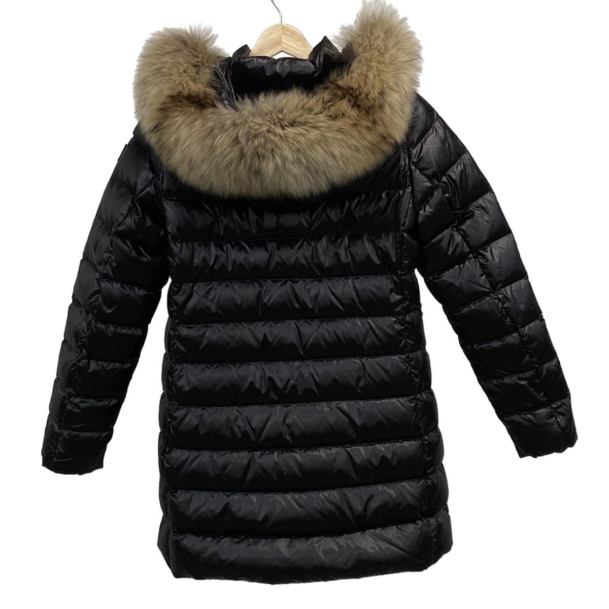 WOOLRICH ウールリッチ ダウンコート サイズM レディース - 黒 冬物 ダウン ファー取り外し可