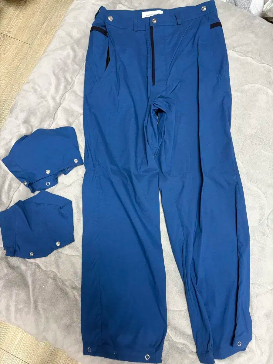 キココスタディノフ ハイ ドゥ パンツ ブルー 46サイズ