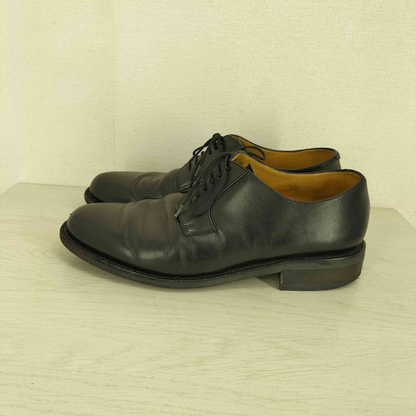 パラブーツ Paraboot プレーントゥ 外羽式 ポストマン レザーシューズ メンズ UK 8