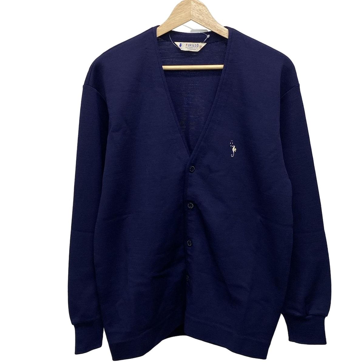 FUKUZO フクゾー カーディガン サイズ36 91 メンズ - ダークネイビー 長袖 カットソーカーディガン 春 秋物