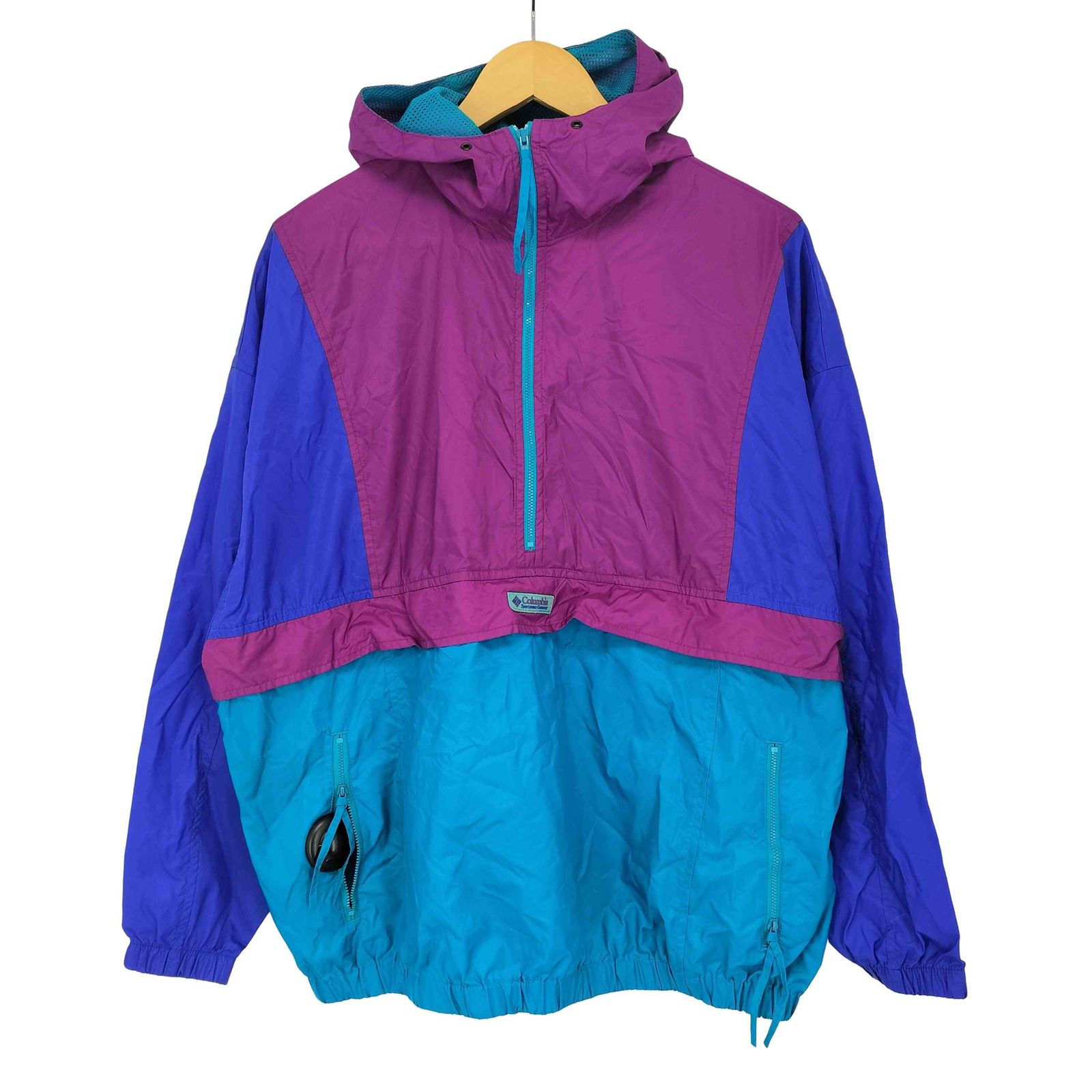 コロンビアスポーツウェア Columbia Sportswear 90S マレーシア製 アノラックパーカー レディース import XL