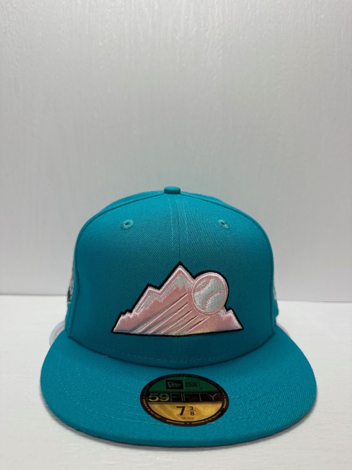 Newera コロラドロッキーズ 20 thアニバーサリー 59 fifty フィッティドキャップ ブルー