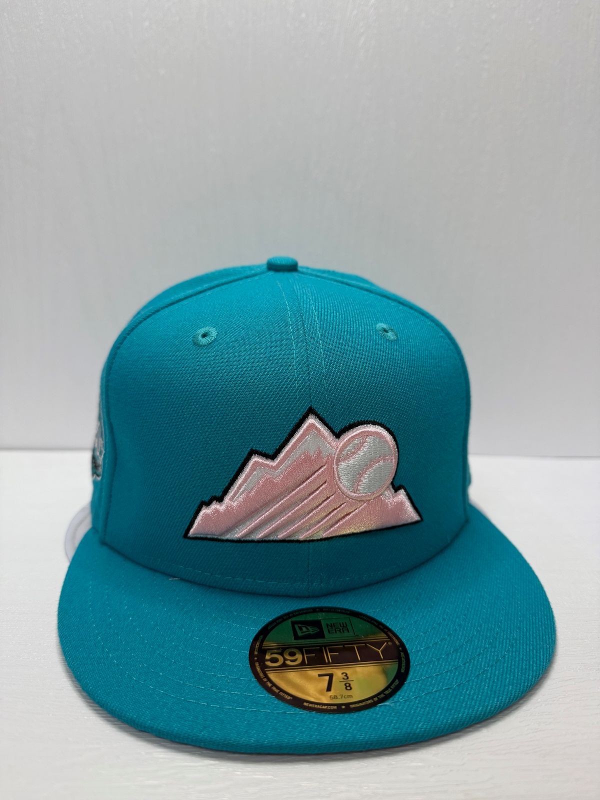 Newera コロラドロッキーズ 20thアニバーサリー 59fifty フィッティドキャップ ブルー