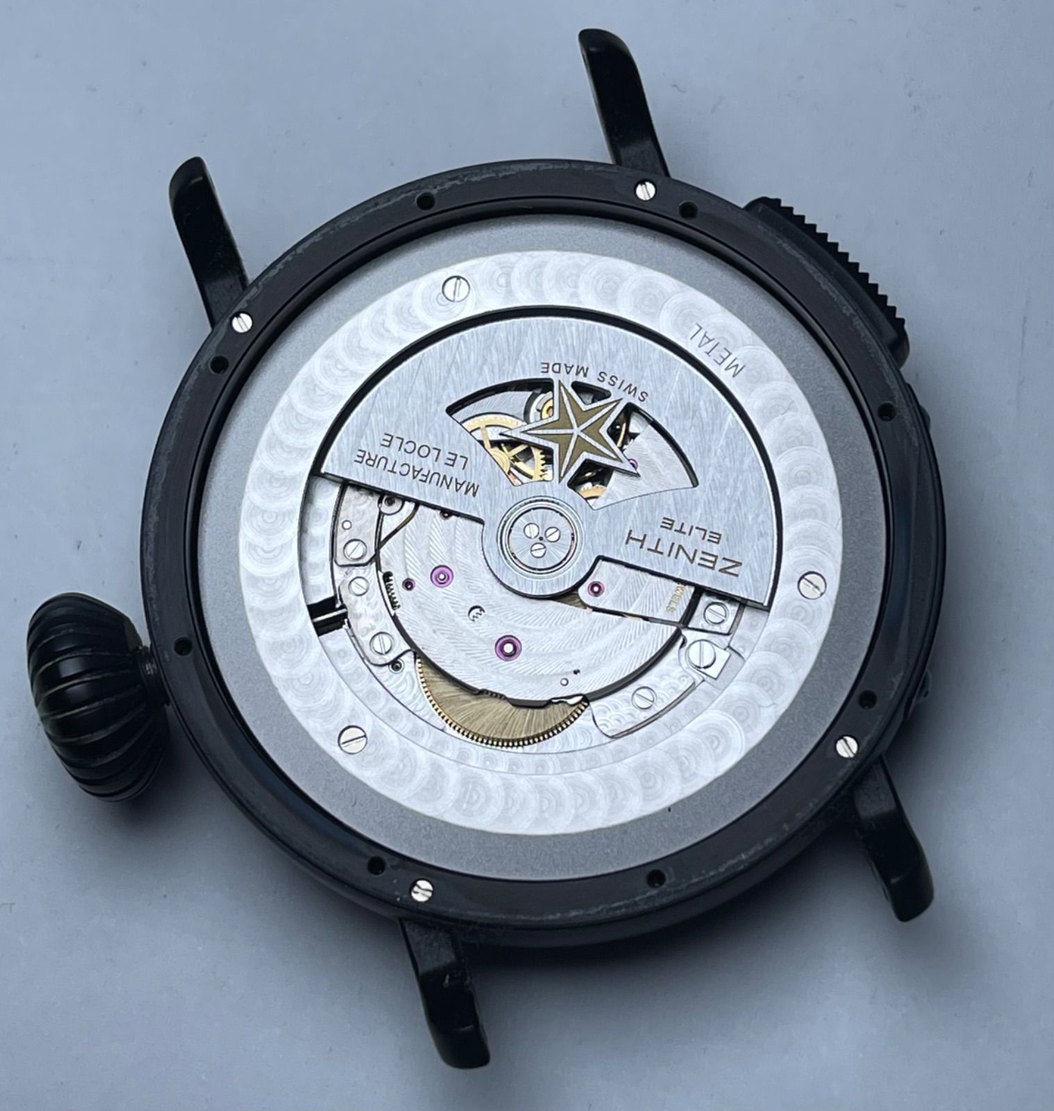 き ゼニス ZENITH パイロット タイプ20 GMT 96 2431 693 世界 1903本 チタン ブラック文字盤 自動巻き メンズ 腕時計