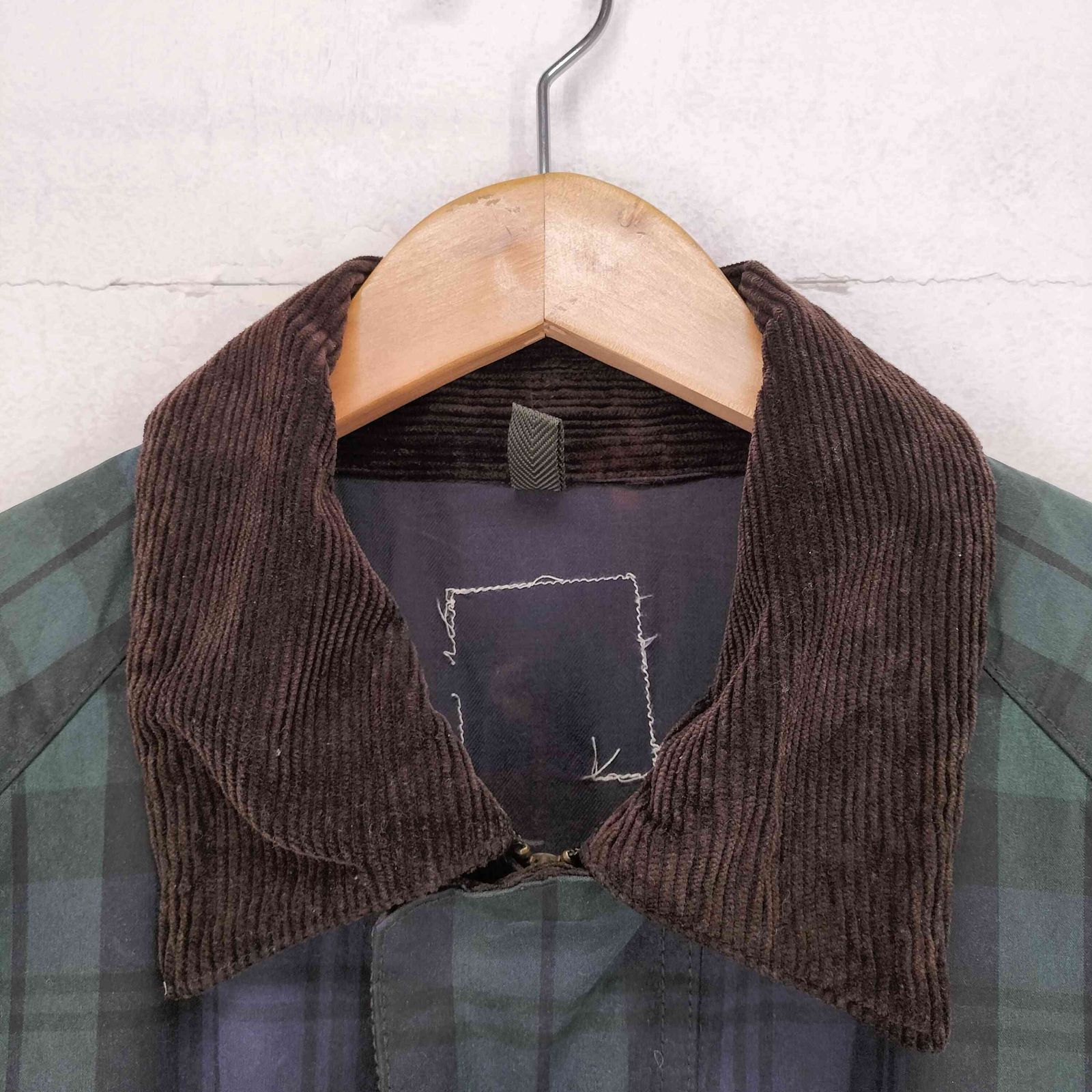 ブラックウォッチ柄 オイルドジャケット