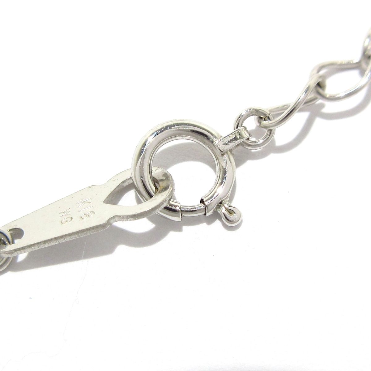 積み重ね Unbranded ノーブランド ネックレス K18WG 総重量4g