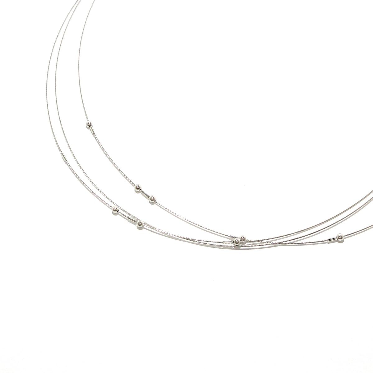 Unbranded ノーブランド ネックレス K18WG 総重量4g