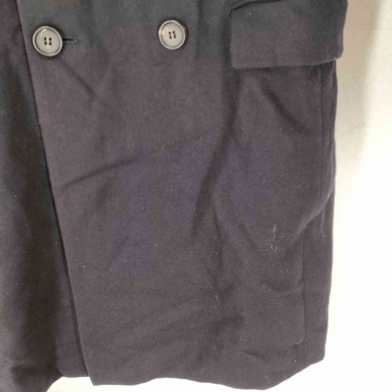 ALLSAINTS 襟切替ウールチェスターコート