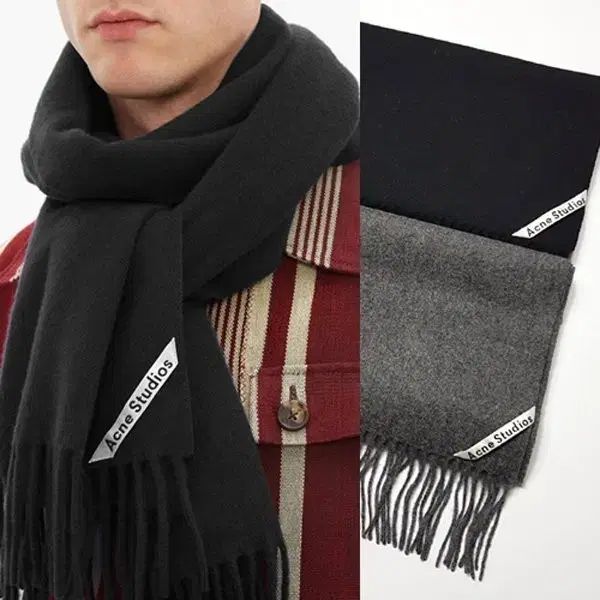 アクネ ストゥディオズ ラベル ポイント マフラー