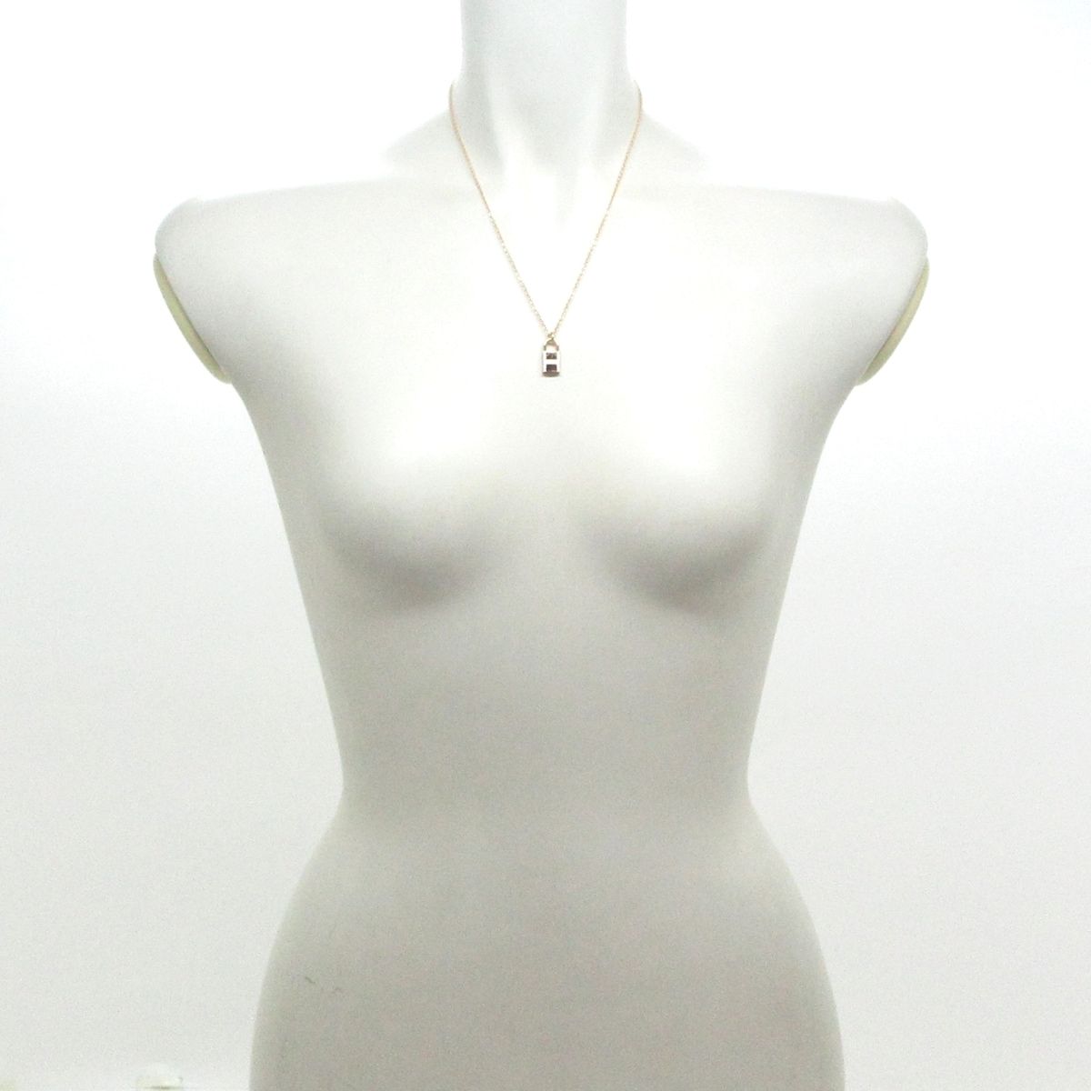 HERMES エルメス ネックレス ケリー カデナ K 18 PG×ダイヤモンド Pダイヤ 0.09カラット