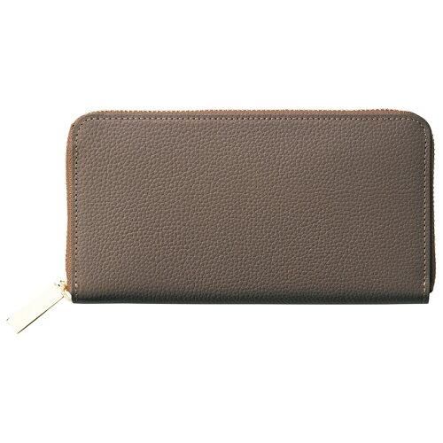 4営業日で発送 シュリンクレザーラウンドファスナー長財布 トープ S-NOL153119TP