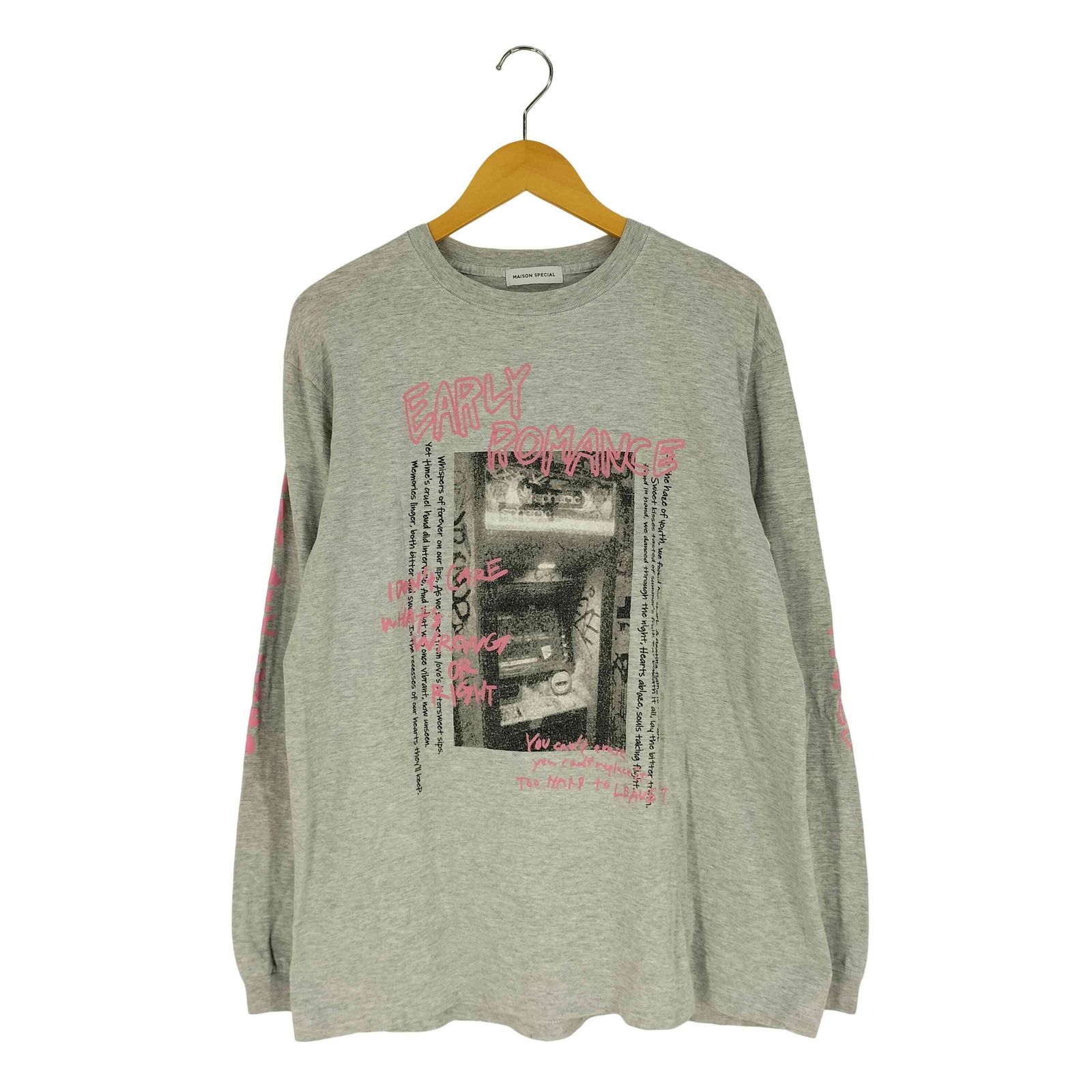 MAISON SPECIAL ロンT MAISON SPECIAL EARLYROMANCEロンTEE MAISON