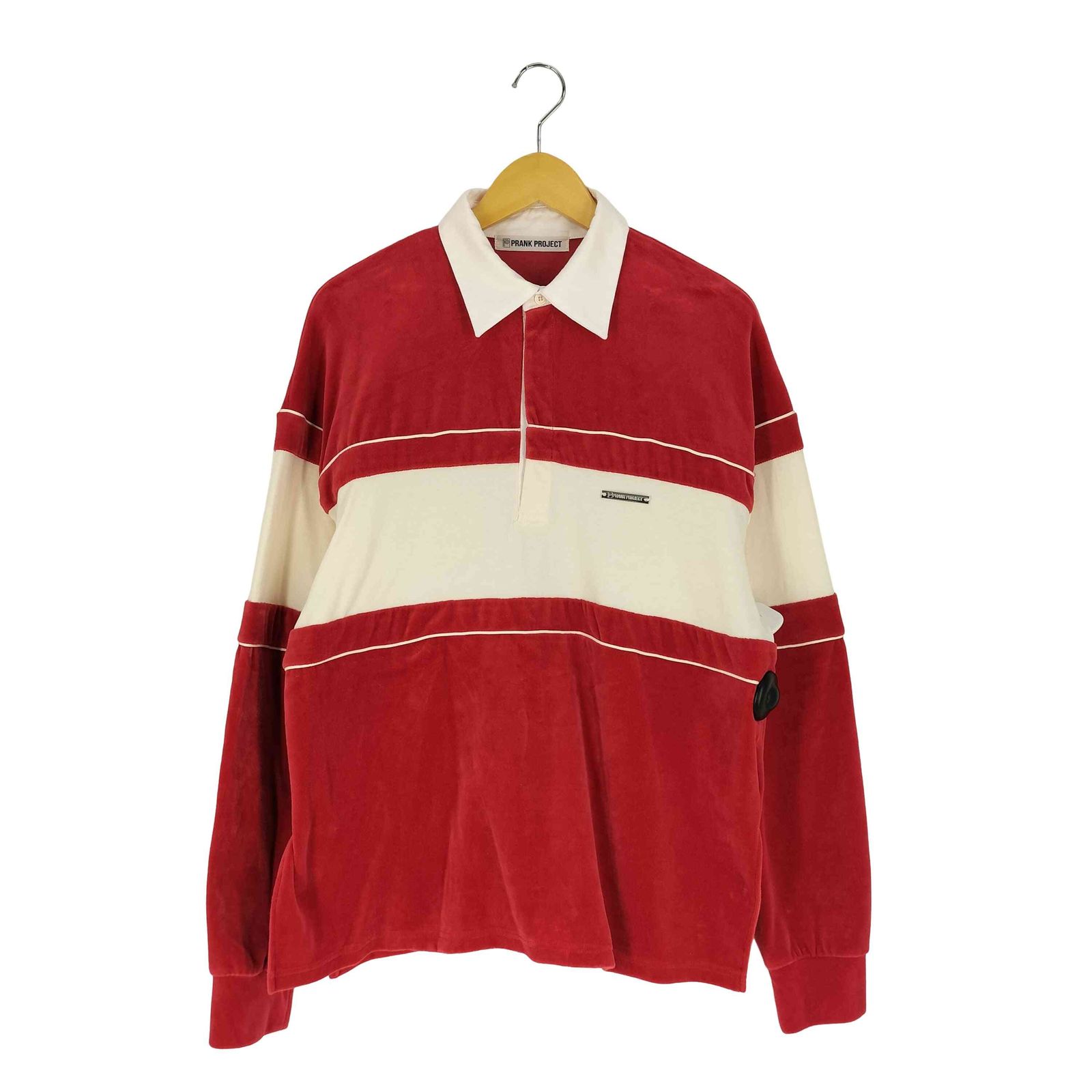 プランクプロジェクト PRANK PROJECT 24AW ベロアラガーオーバートップ Velor Rugger Over Top メンズ