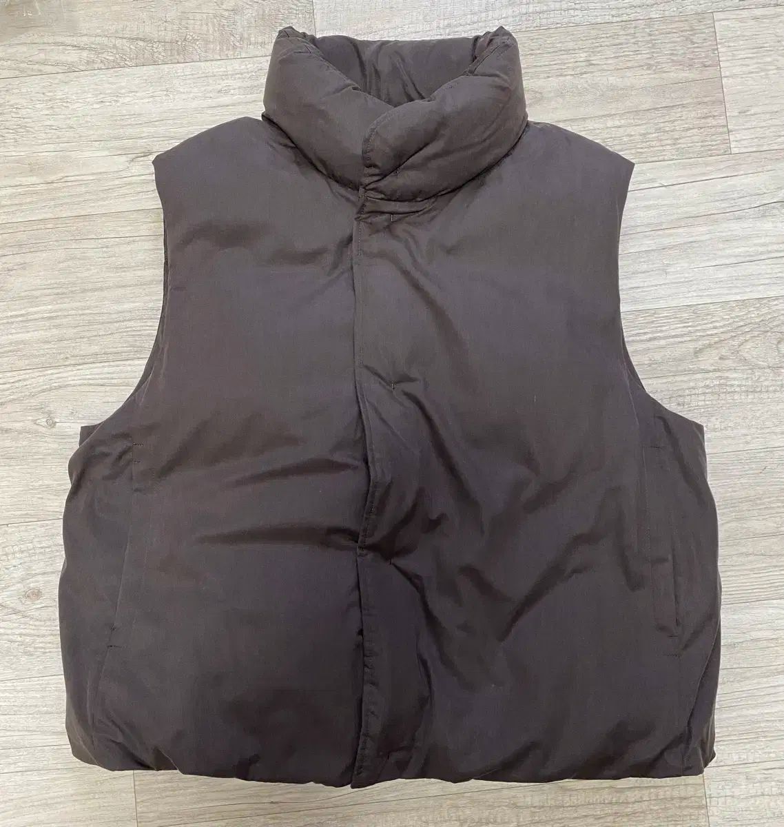 XL UNIQLO U ウィメンズ パフテック ノンキルティング ベスト ブラウン