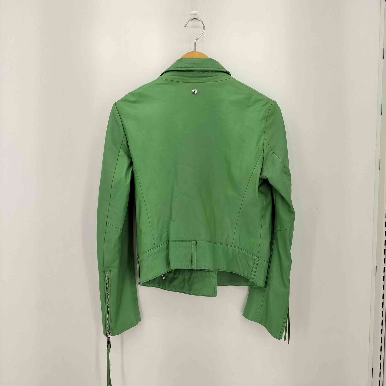 ディーゼル DIESEL ラムレザー ダブル ライダースジャケット Y2K レディース import M