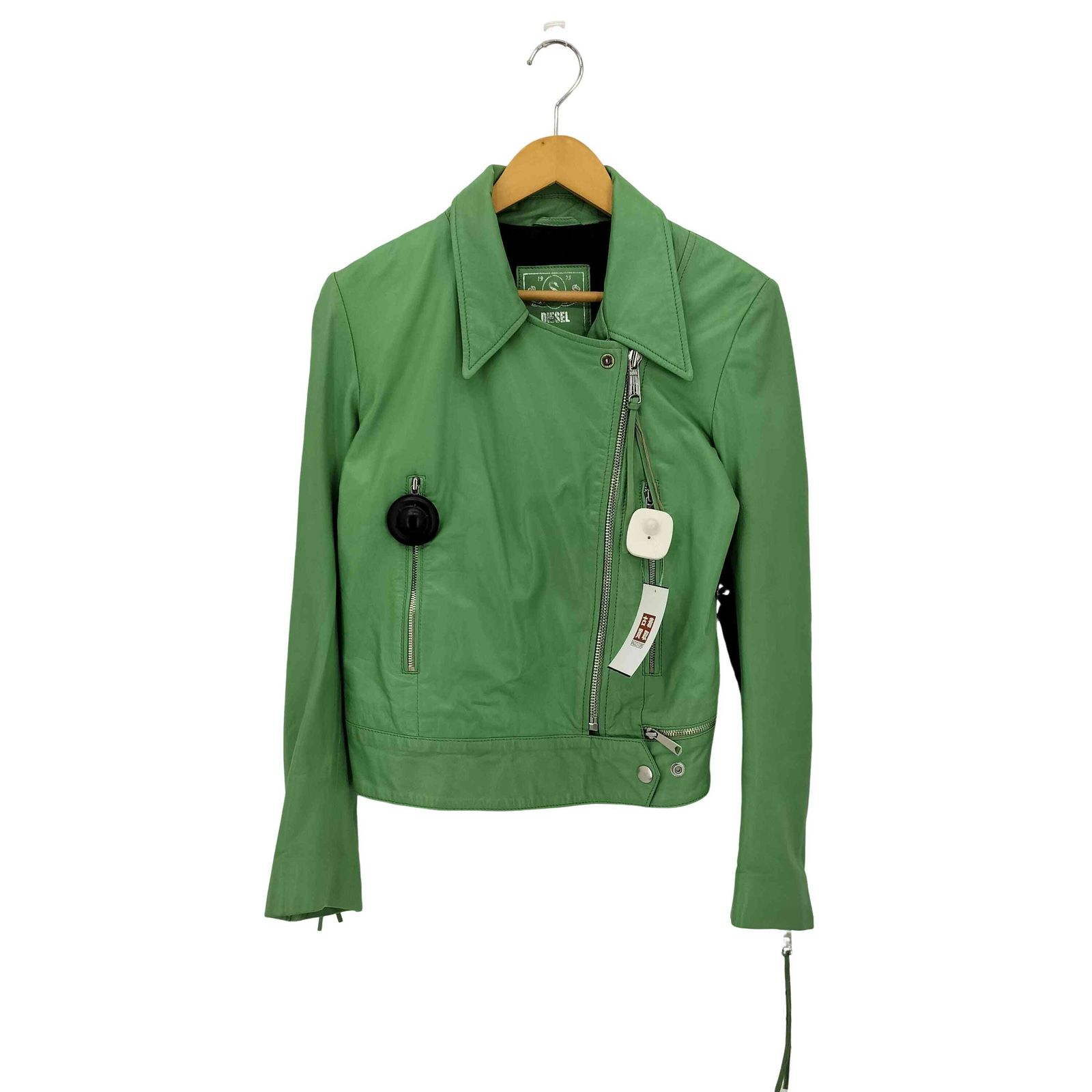 ディーゼル DIESEL ラムレザー ダブル ライダースジャケット Y 2 K レディース import M