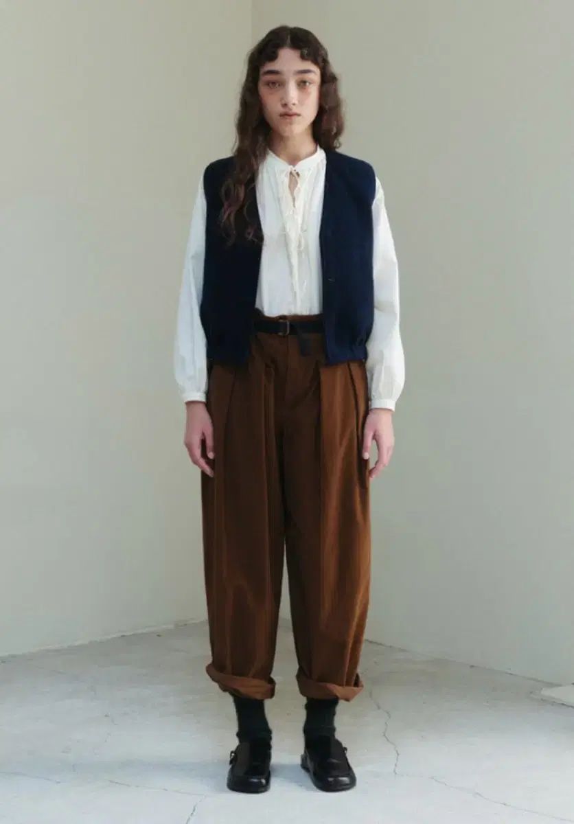 ビアプレーン バギー パンツ ブラウン