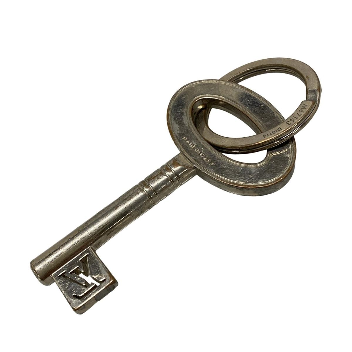 LOUIS VUITTON ルイヴィトン キーホルダー チャーム ポルトクレトラベルキー M67143 シルバー 鍵モチーフ