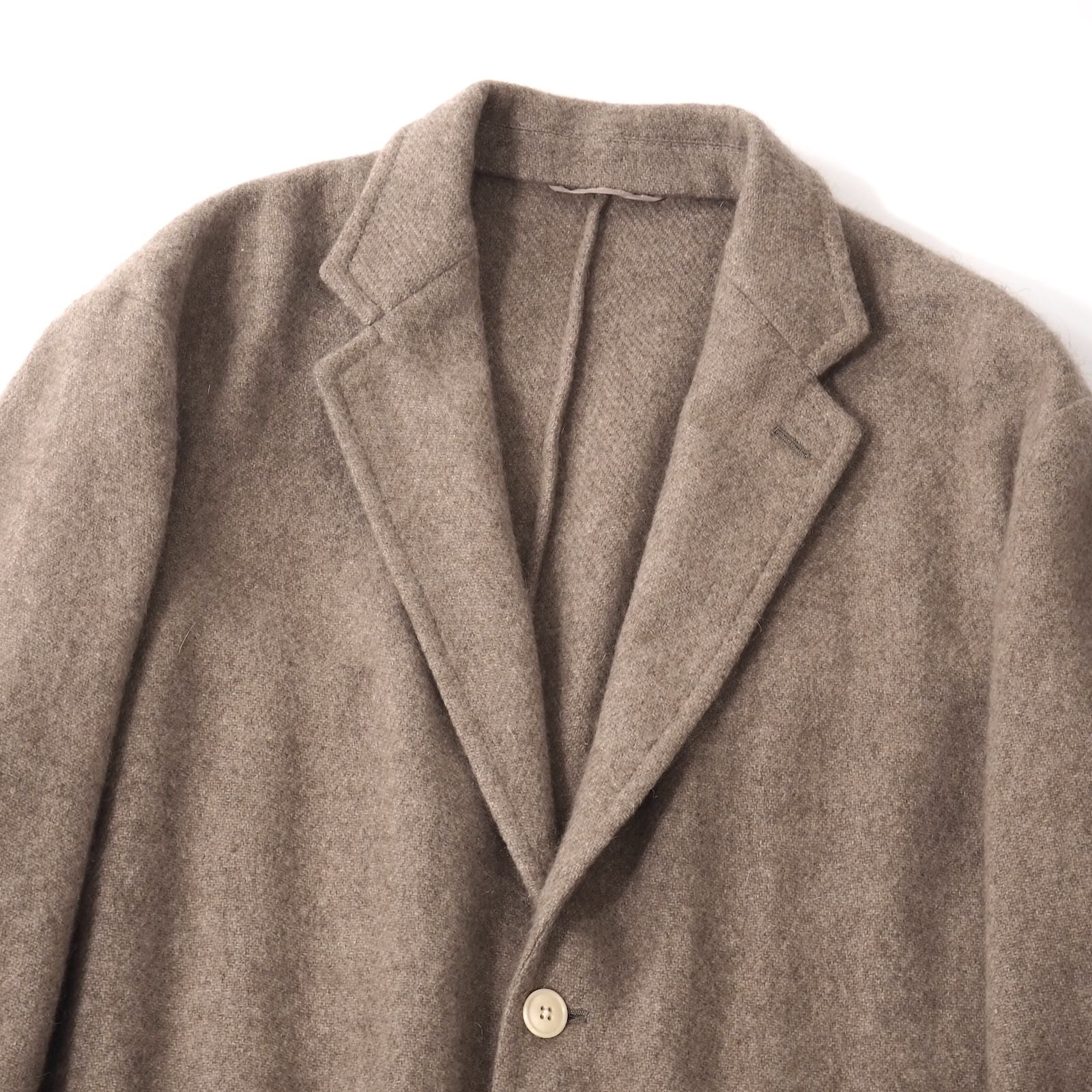 コモリ COMOLI 20AW ピュアカシミヤ 裏地シルク コート 2 ブラウン メンズ 5-HT056