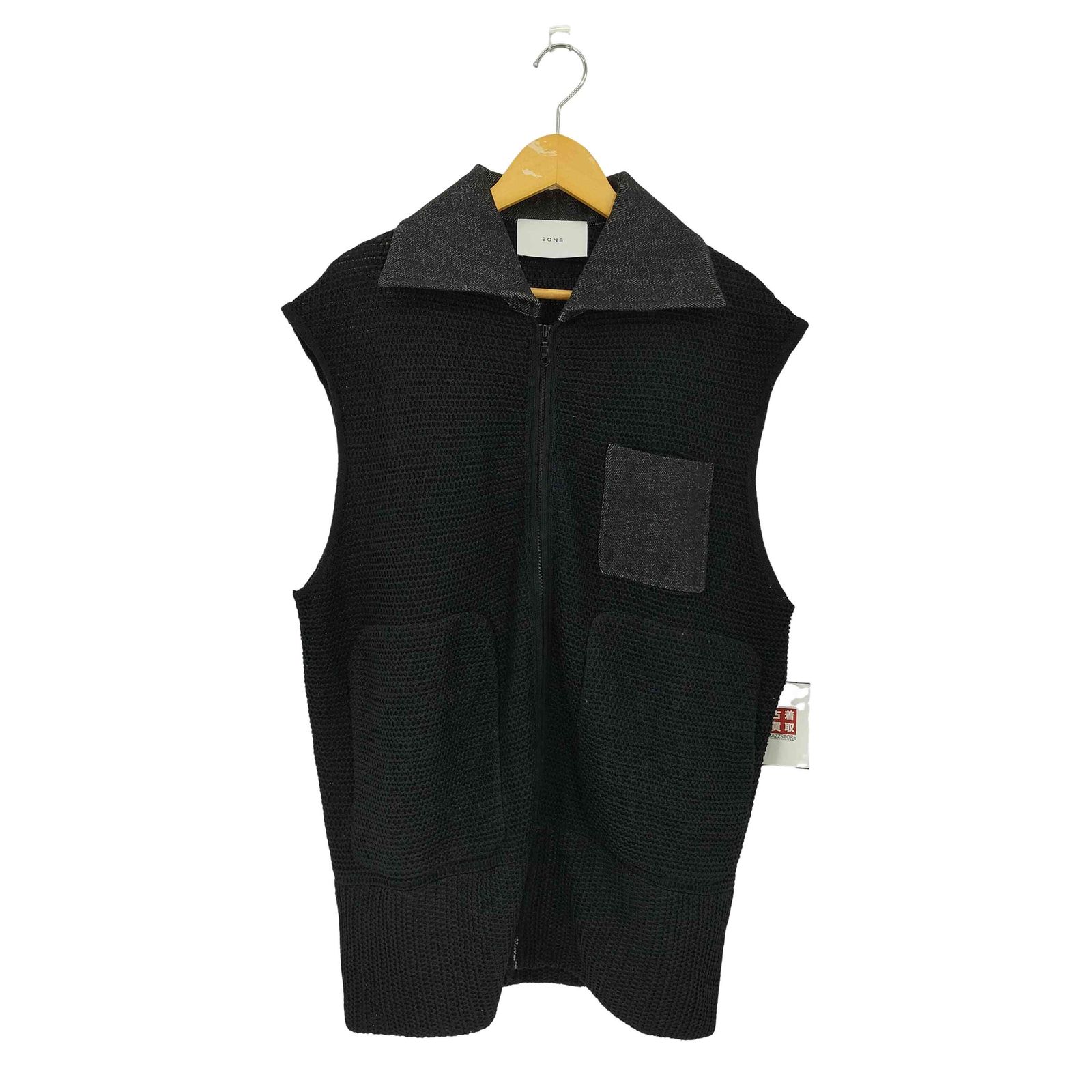 ユーズドフルギ 古着 8 ON ビッグ ジップアップ ニットベスト Import メンズ S
