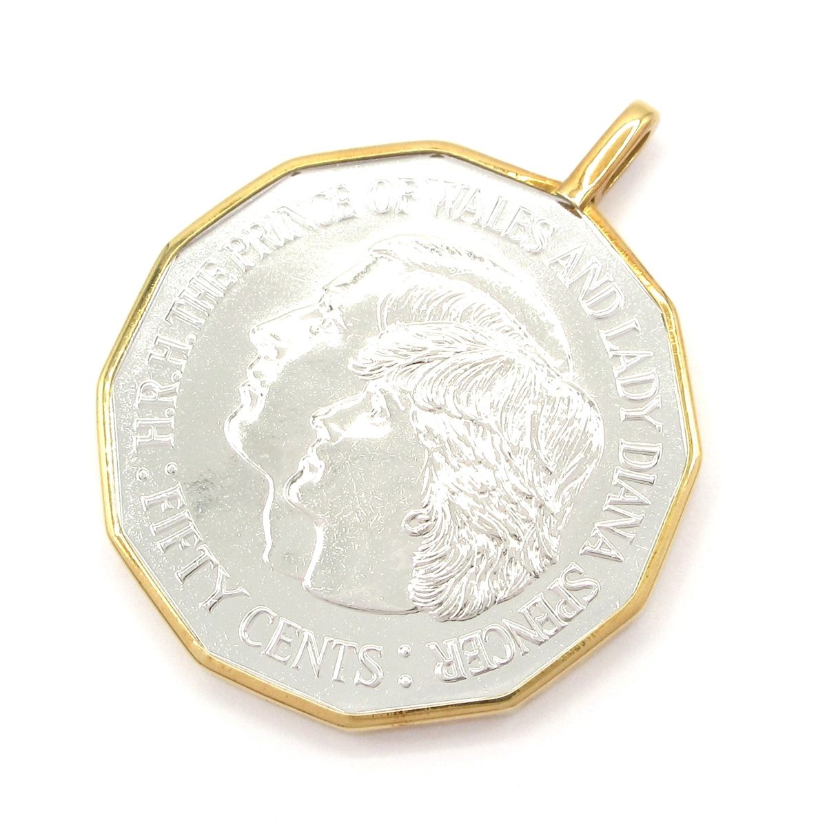 Unbranded ノーブランド ペンダントトップ K18YG×シルバー 総重量 17.0g