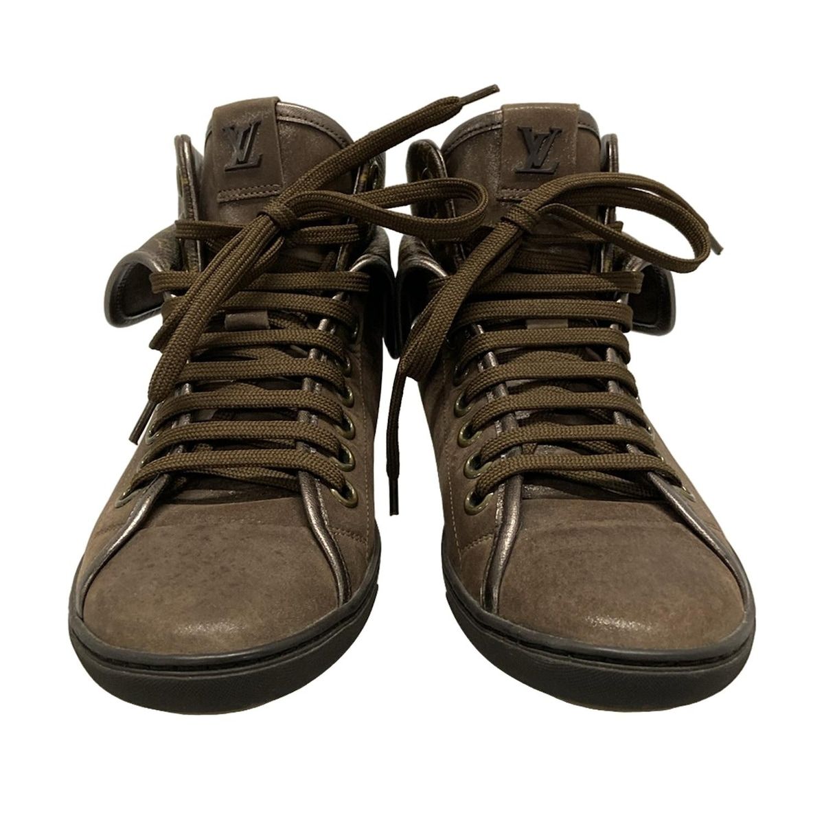 モノグラム柄 ミドルカット