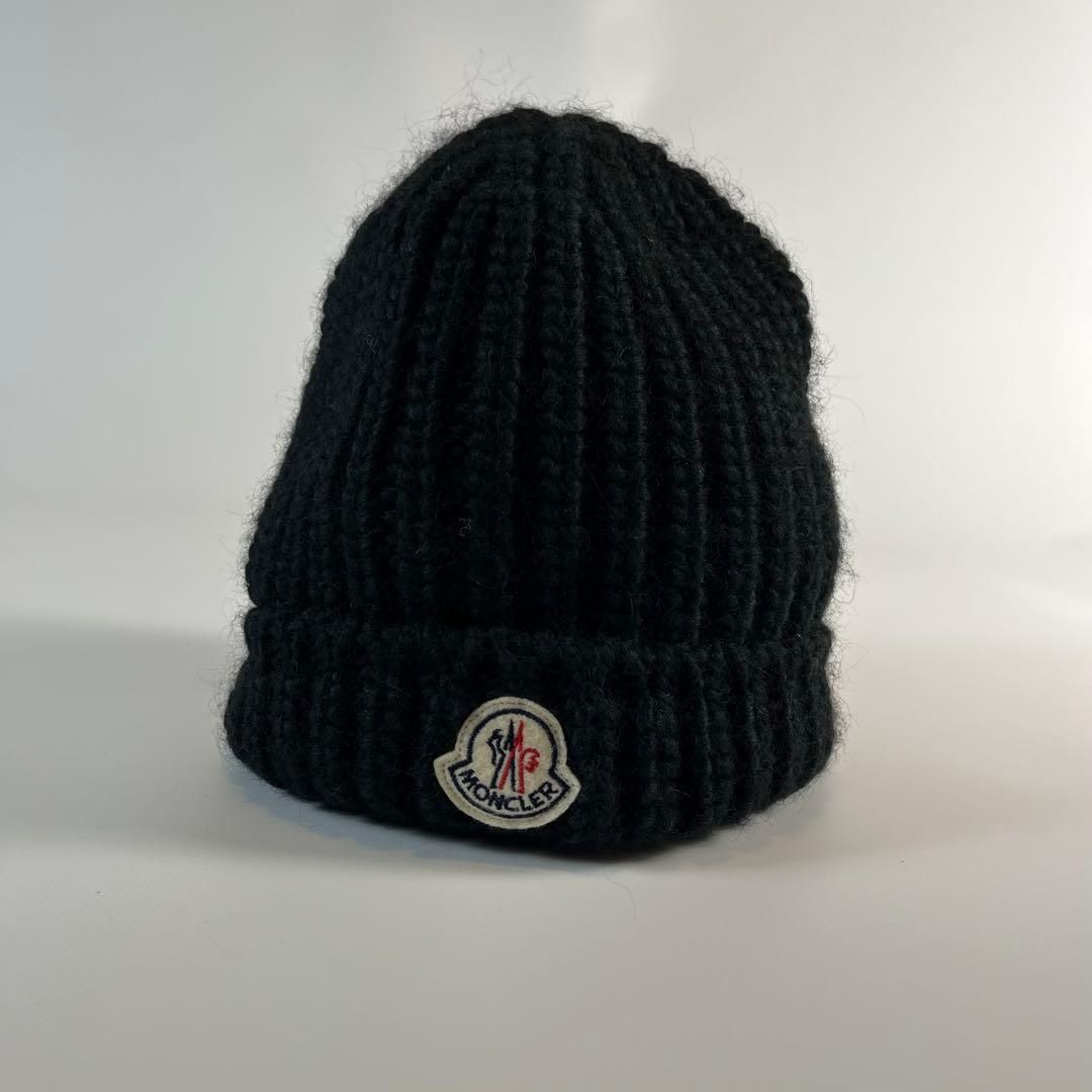 MONCLER モンクレール ニット帽 ブラック