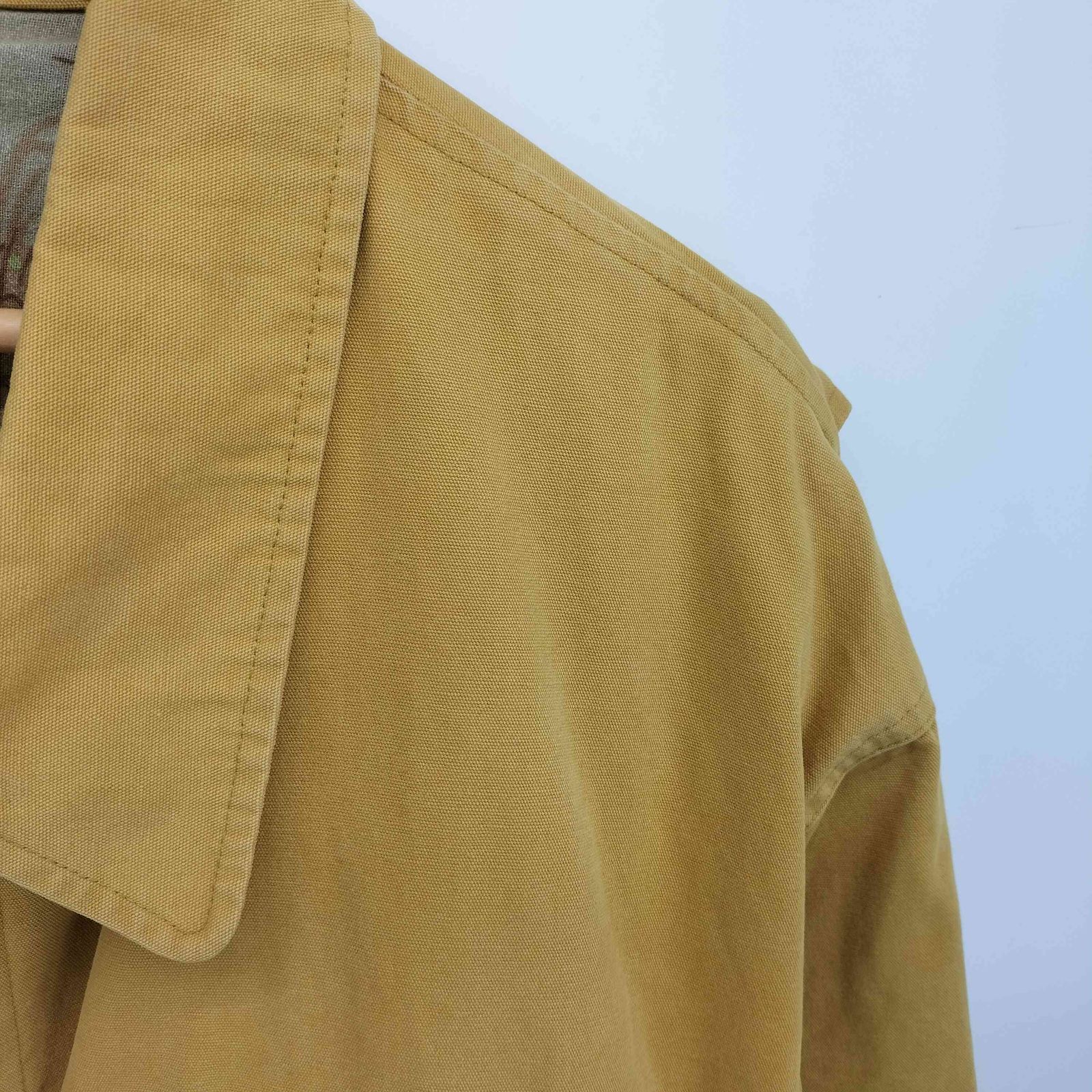 バナナリパブリック BANANA REPUBLIC 80s 地球タグ 襟共地 裏地総柄 ハンティングジャケット カバーオール メンズ import XL KANDAIZUMI_COM