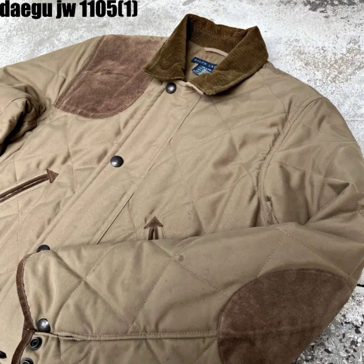 ポロ キルティング ジップアップ ジャケット S