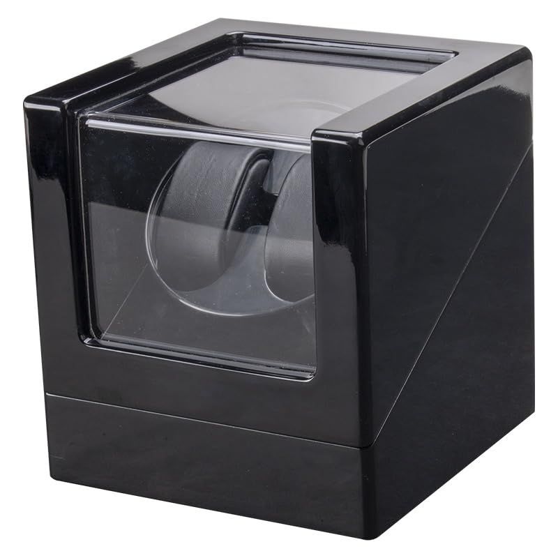 BEGOALD ワインディングマシーン 2本巻き マブチモーター LEDライト 静音 自動停止 ウォッチワインダー 腕時計 ワインダー 時計 自動巻き上げ機 自動巻き 男女兼用 ブラック スモール 08a7f120