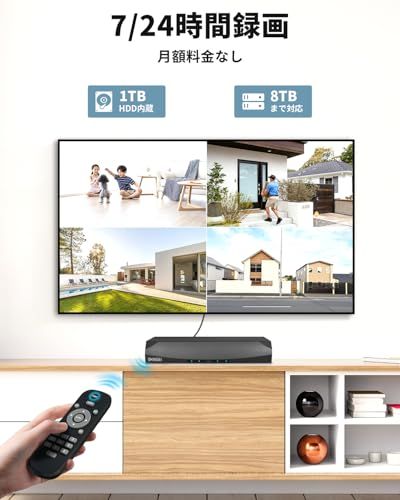 屋外防犯カメラセット