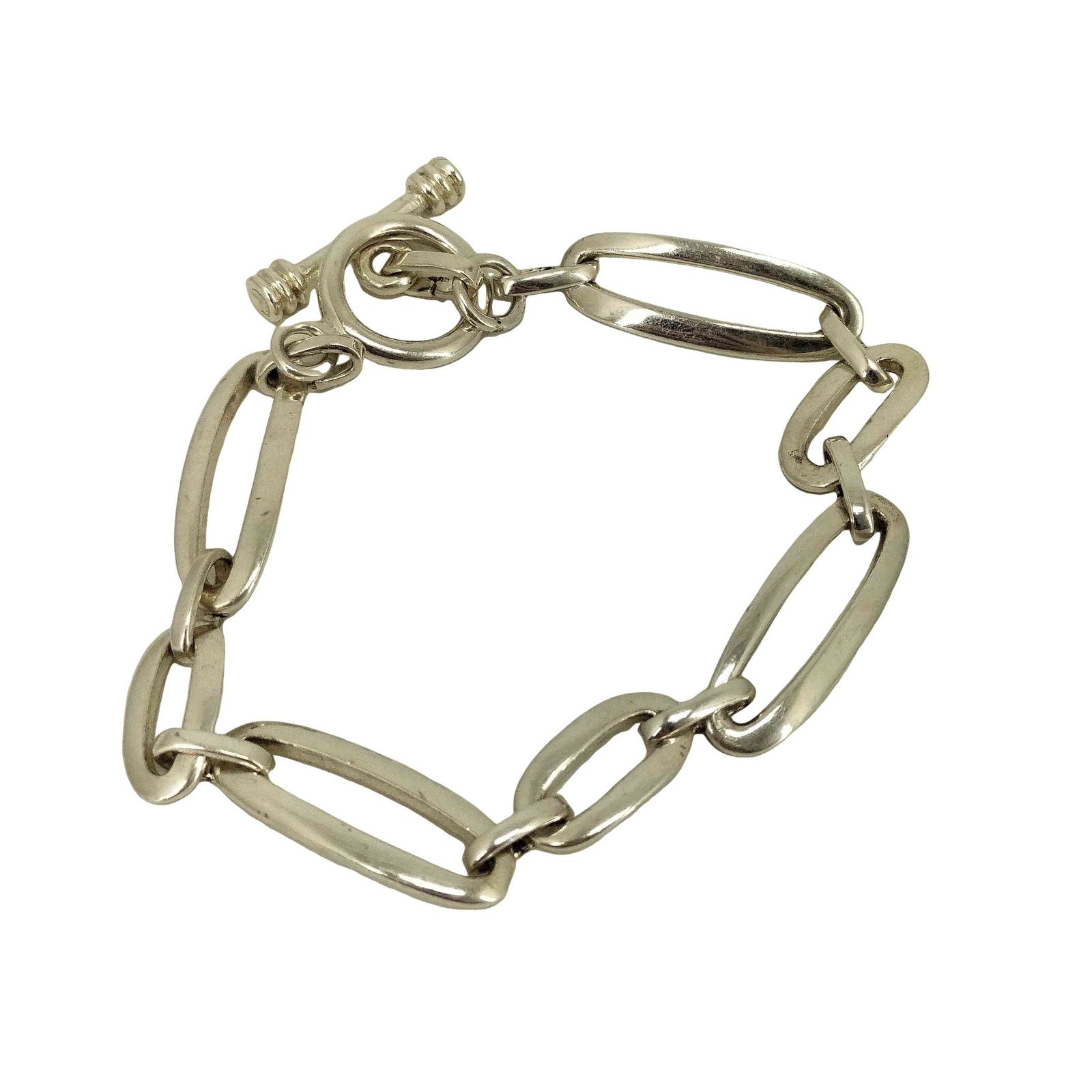 ユーズドフルギ 古着 con affetto 925 シルバーチェーンブレスレット メンズ 表記無