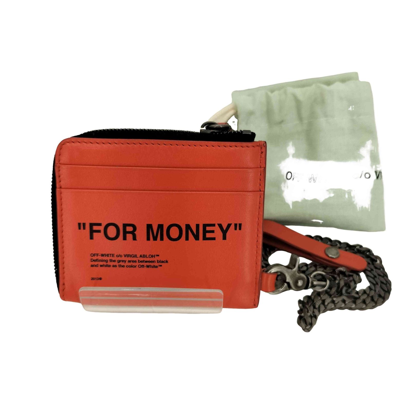 オフホワイト OFF-WHITE QUOTE チェーンウォレット メンズ 表記無