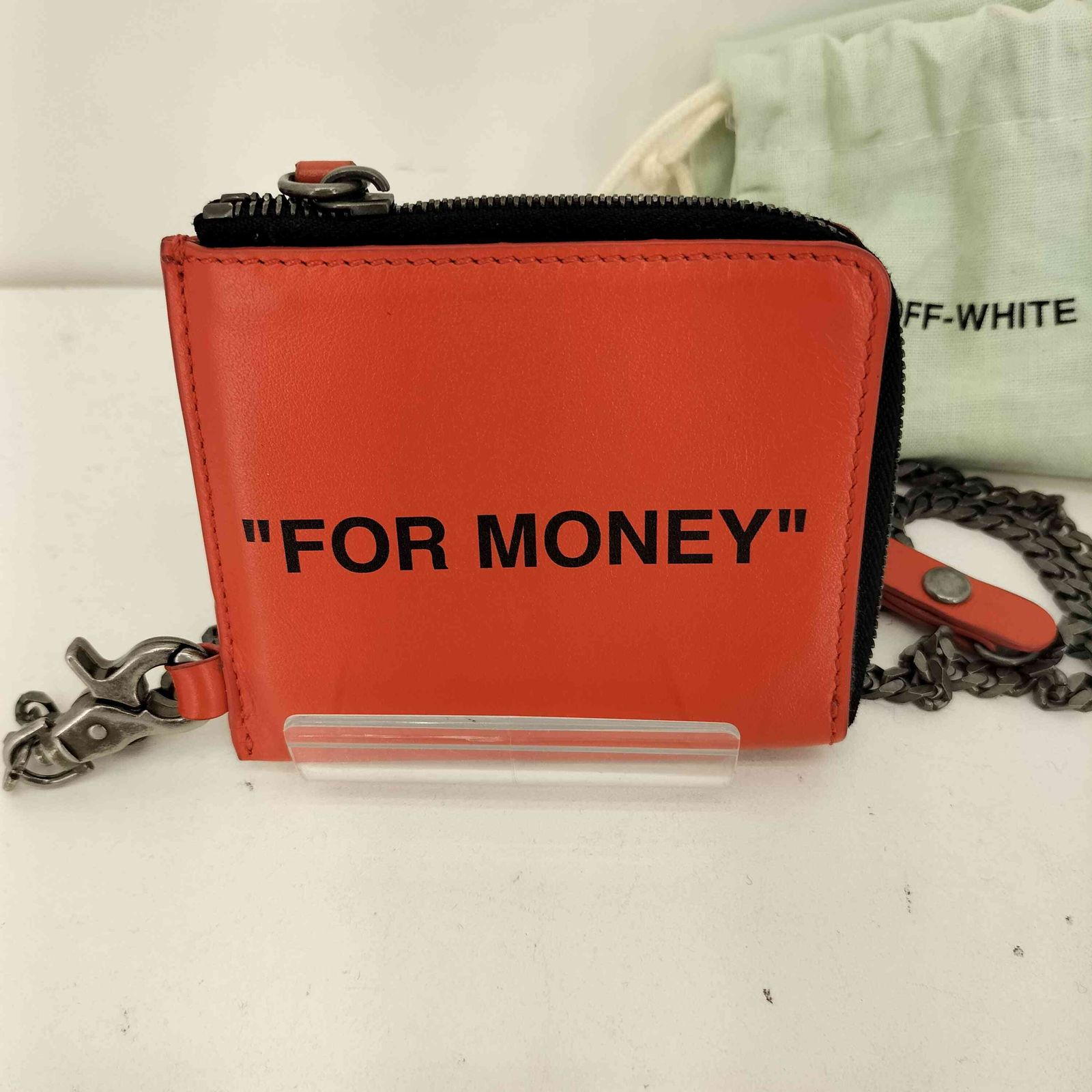 オフホワイト OFF-WHITE QUOTE チェーンウォレット メンズ 表記無