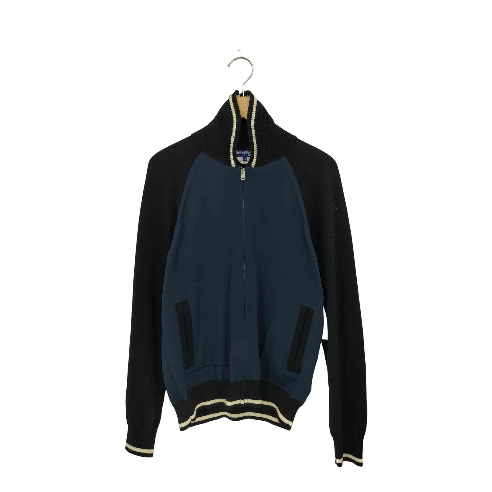 ジュンヤワタナベコムデギャルソンマン JUNYA WATANABE COMME des GARCONS MAN 17SS ウール エステル 天竺 イーグル刺繍 ニット地 スカジャン メンズ JPN S