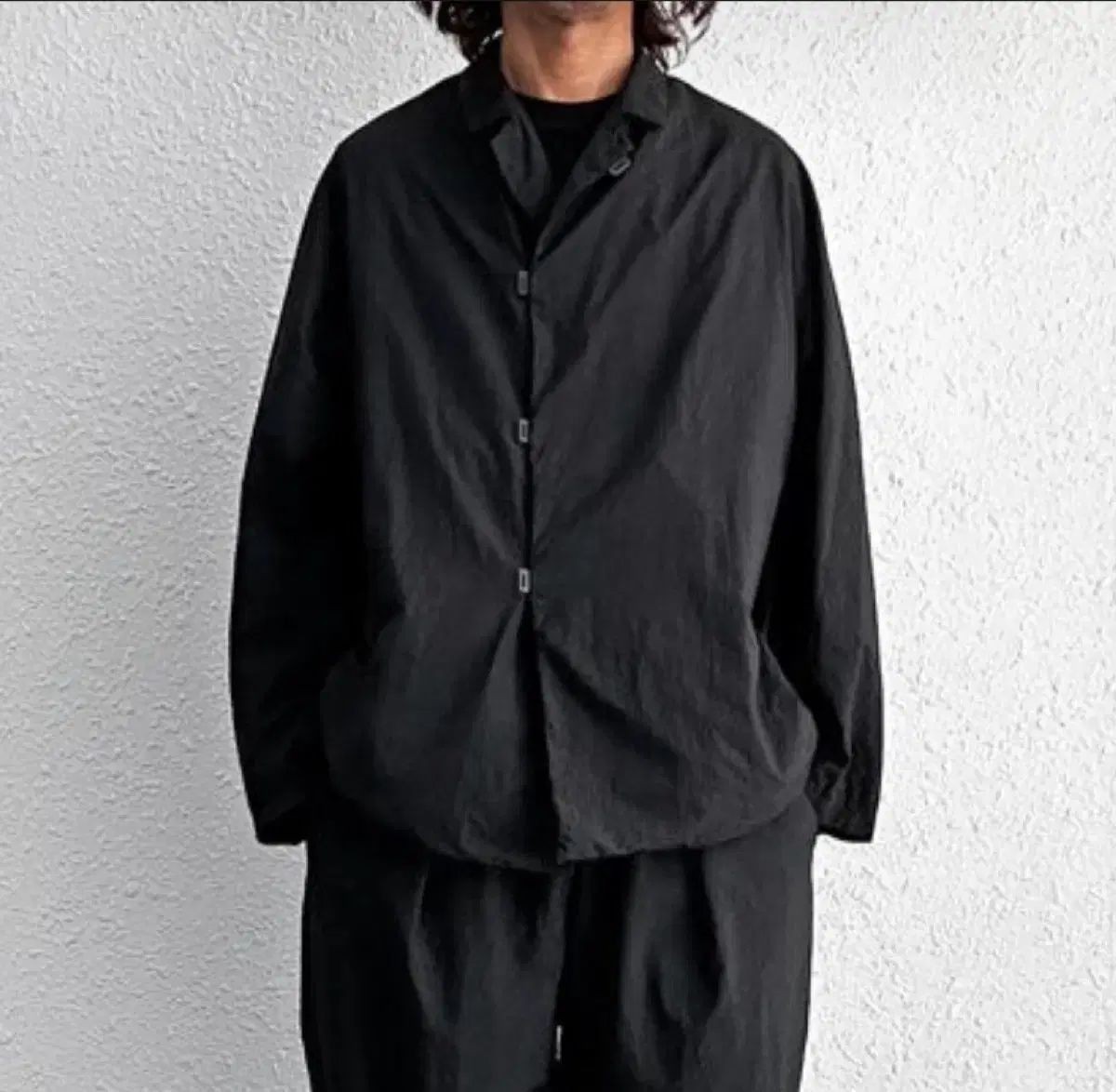 シアトゥーラ ウォレット コート ジャケット パッカブル ブラック 2