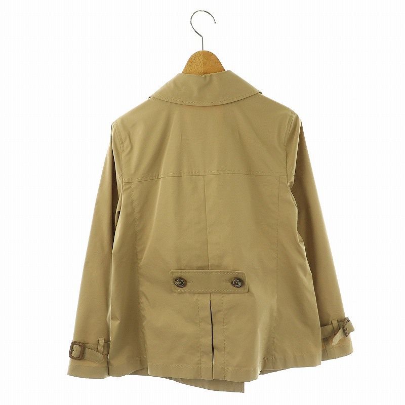 美品マッキントッシュフィロソフィーショートトレンチコートスプリングコートベージュ マッキントッシュフィロソフィー MACKINTOSH PHILOSOPHY ショート