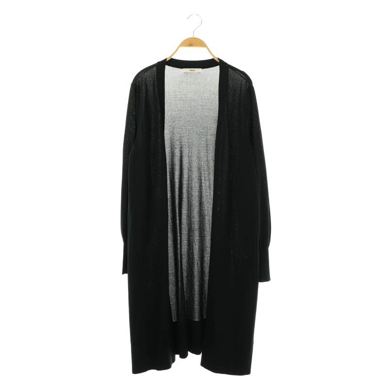 人気✨ルネ　ビジュー✨パール　ニットジャケット4.5万円　カーディガン　ネイビー ランダムパールニットカーディガン [N1137] - レディースファッション