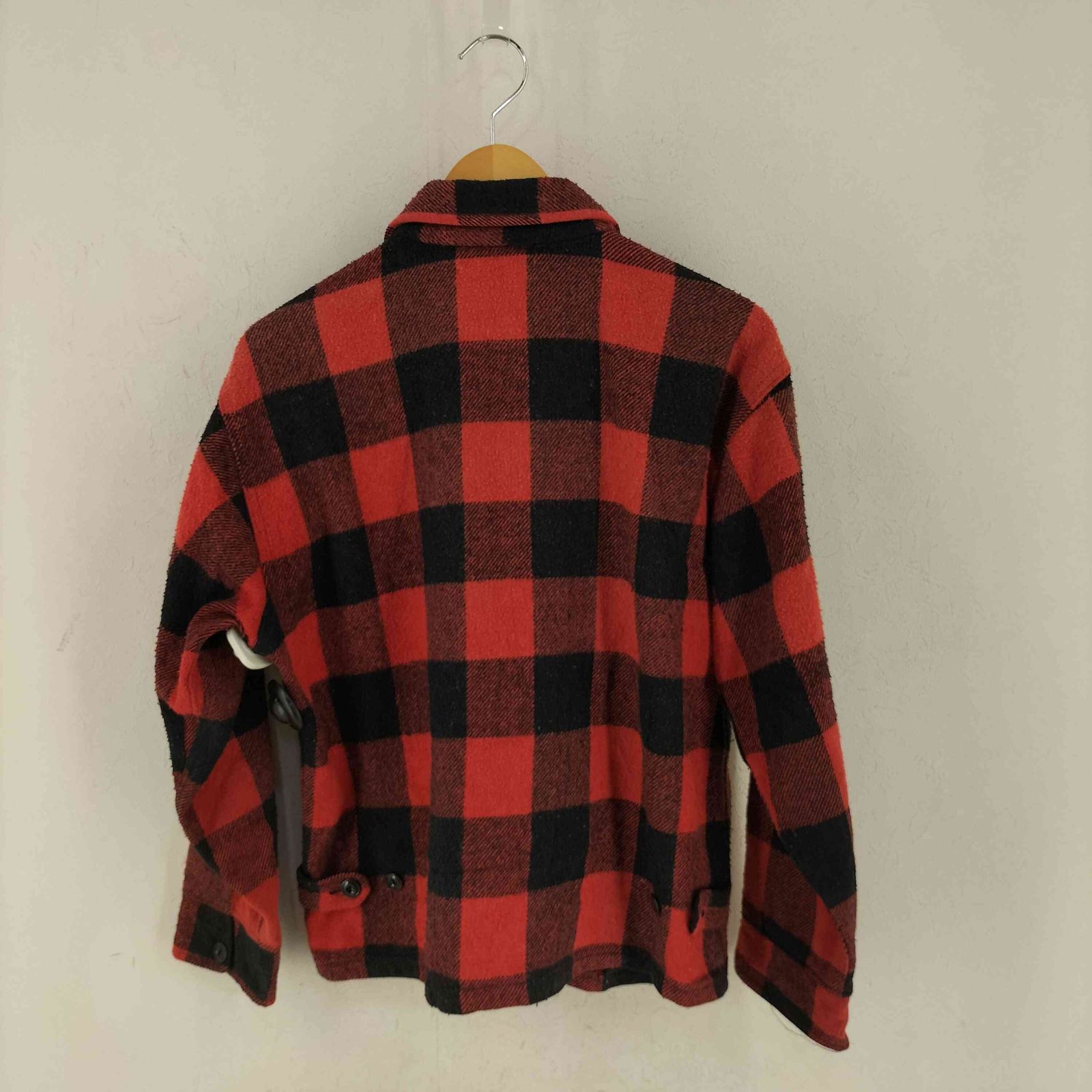 ユーズドフルギ 古着 DISTINCTIVE SPORTSWEAR 60S 棒TALON ブロックチェック ウールジャケット メンズ import M