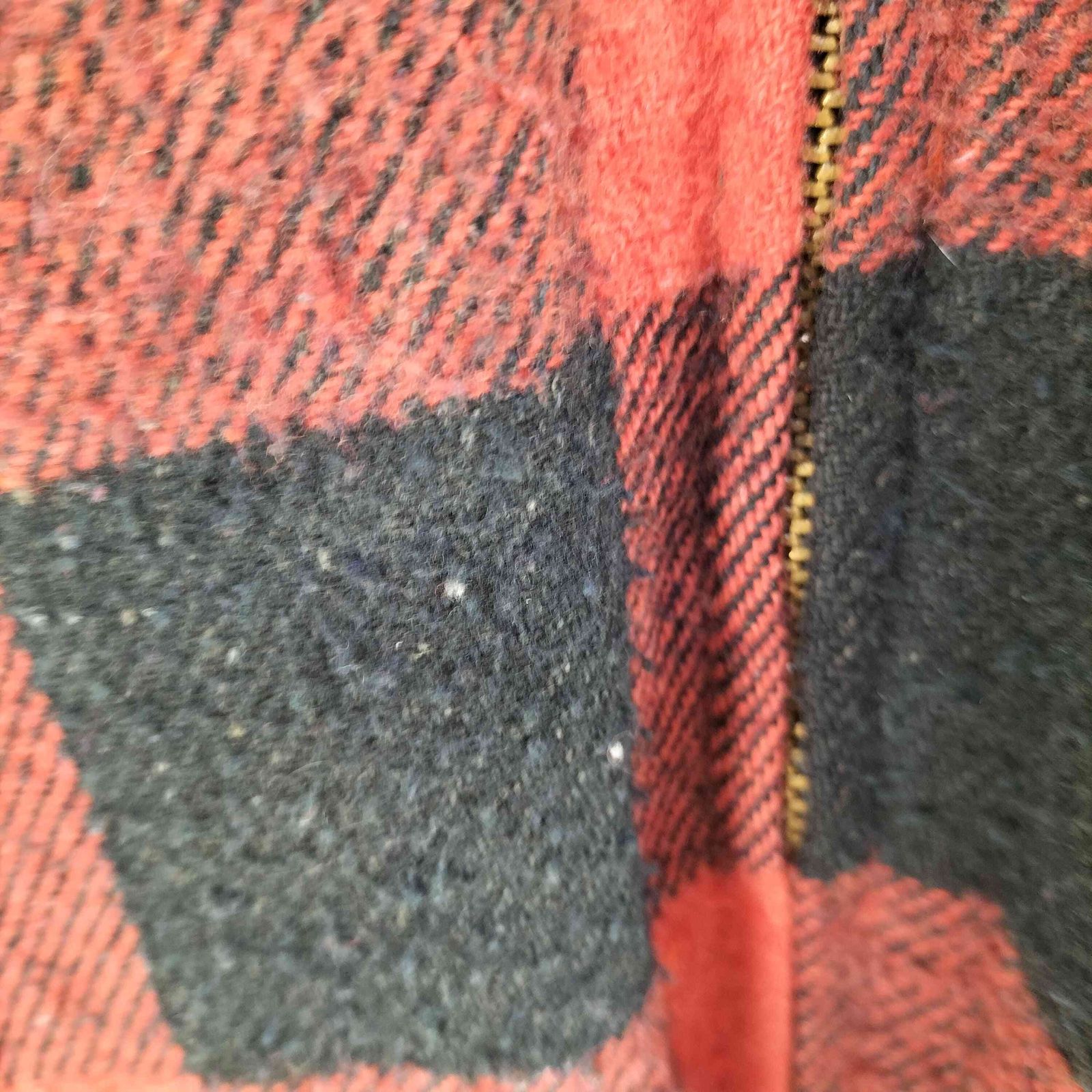 ユーズドフルギ 古着 DISTINCTIVE SPORTSWEAR 60S 棒TALON ブロックチェック ウールジャケット メンズ import M KANDAIZUMI_COM